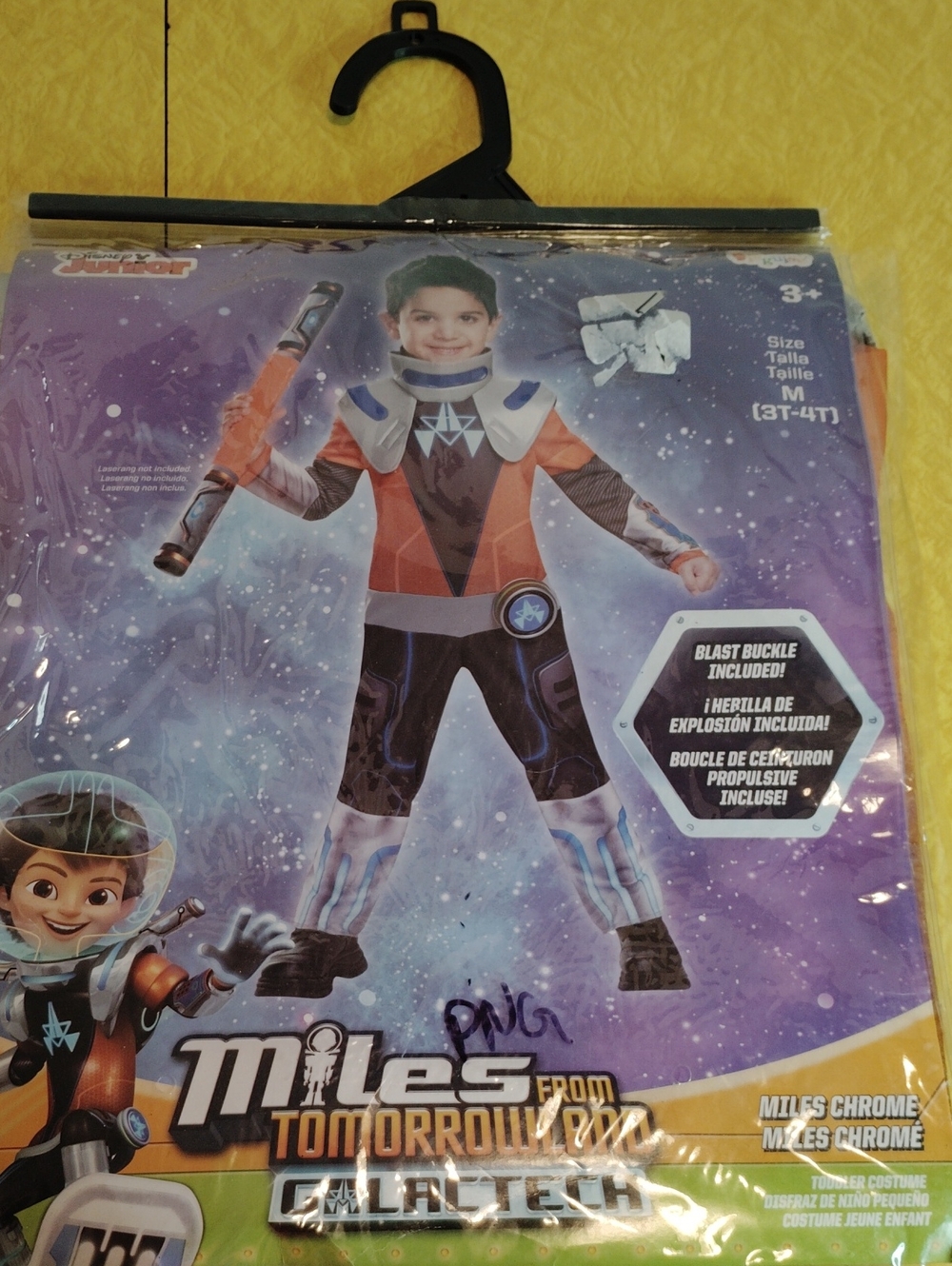 Miles From Tomorrowland Halloween Costume Size 3T-4T New